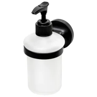 Haceka Aspen Soap Dispenser Glass Black