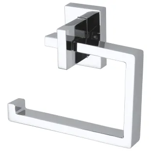 Haceka Edge Toilet Roll Holder without Lid Chrome