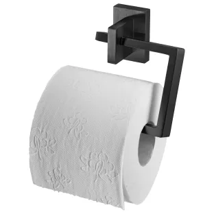 Haceka Edge Toilet Roll Holder without Lid Gunmetal (Graphite)