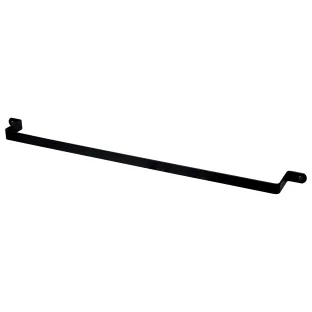 Haceka Ixi Single Towel Holder Matt Black Stainless Steel 63cm