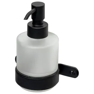 Haceka Ixi Soap Dispenser Matt Black Stainless Steel