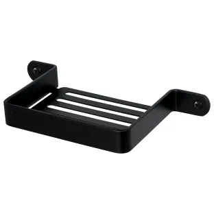 Haceka Ixi Soap Holder Matt Black Stainless Steel