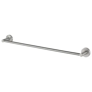 Haceka Kosmos Single Towel Holder Brushed Stainless Steel 61cm