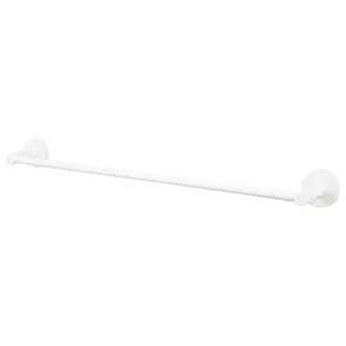 Haceka Kosmos Single Towel Holder Matt White 61cm