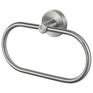 Haceka Kosmos Towel Ring Brushed Stainless Steel