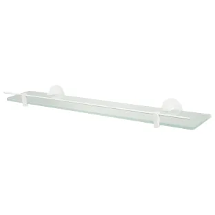 Haceka Kosmos Shelf Glass Matt White 60cm