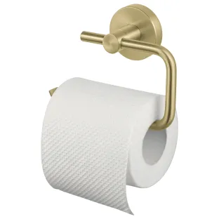 Haceka Kosmos Toilet Roll Holder without Lid Brushed Gold