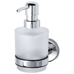 Haceka Kosmos Soap Dispenser Glass Chrome