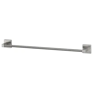 Haceka Mezzo Single Towel Holder Brushed Stainless Steel 61cm