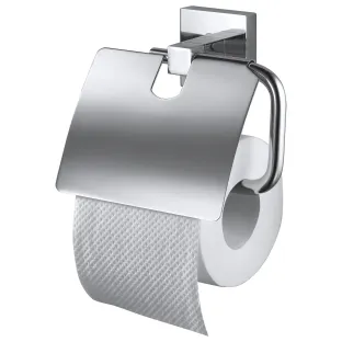 Haceka Mezzo Toilet Roll Holder with Lid Chrome