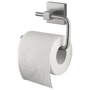 Haceka Mezzo Toilet Roll Holder without Lid Brushed Stainless Steel