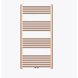 Towel radiator YDAY Collor - 120x60 cm - Copper - Connection center