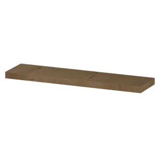 INK 35D wall shelf - front beveled for niche - 40x35x3.5 cm - Walnut