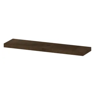 INK 35D wall shelf - front beveled for niche - 40x35x3.5 cm - Charcoal oak