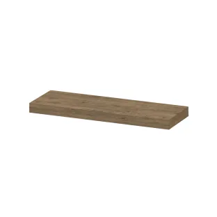 INK 20D shelf - incl. concealed mounting - 90x20x3.5 cm - Veneer Ash grey