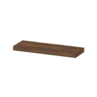 INK 20D shelf - incl. concealed mounting - 90x20x3.5 cm - Veneer Charcoal