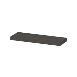 INK 20D shelf - incl. concealed mounting - 90x20x3.5 cm - Chocolate Veneer