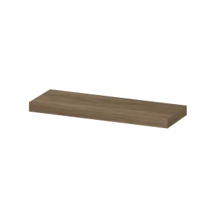 INK 20D shelf - incl. concealed mounting - 120x20x3.5 cm - Veneer Charcoal