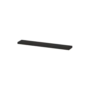 INK 20D shelf - incl. concealed mounting - 80x20x3.5 cm - Charcoal oak