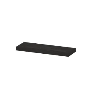 INK 35D wall shelf - front beveled for niche - 60x35x3.5 cm - Charcoal oak