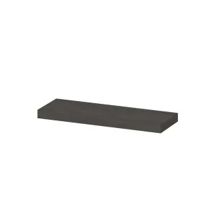 INK 35D wall shelf - front beveled for niche - 60x35x3.5 cm - Primeval grey