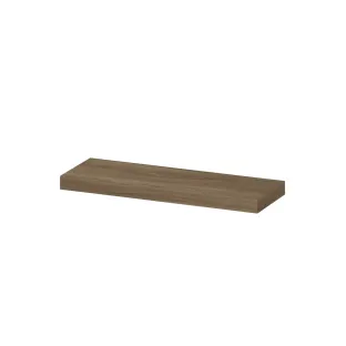 INK 35D wall shelf - front beveled for niche - 60x35x3.5 cm - Pure oak