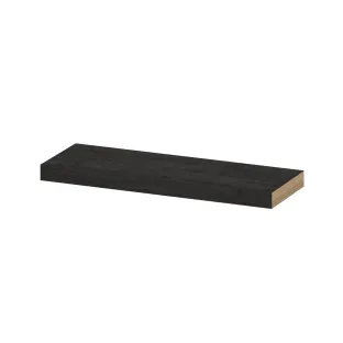 INK 20D wall shelf - front beveled for niche - 60x20x3.5 cm - Charcoal oak