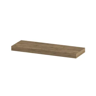 INK 20D wall shelf - front beveled for niche - 60x20x3.5 cm - Natural oak