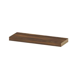 INK 20D wall shelf - front beveled for niche - 60x20x3.5 cm - Walnut