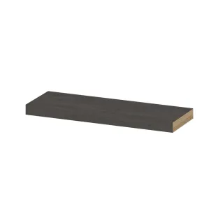 INK 20D wall shelf - front beveled for niche - 60x20x3.5 cm - Primeval grey