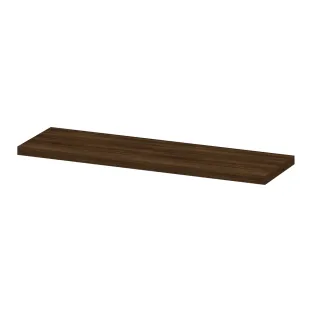 INK 35D shelf - variable size for corner installation - incl. concealed mounting - 60-120x35x3.5 cm - Copper oak