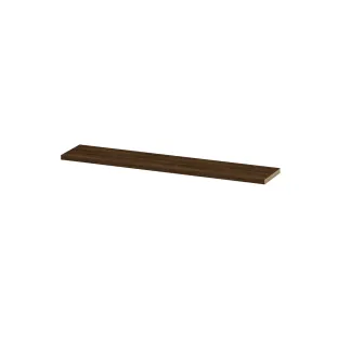 INK 35D wall shelf - front beveled for niche - 180x35x3.5 cm - Copper oak