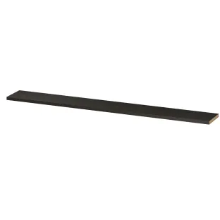 INK 20D shelf - incl. concealed mounting - 80x20x3.5 cm - Veneer Charcoal