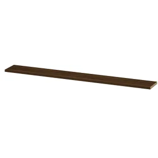 INK 35D wall shelf - front beveled for niche - 275x35x3.5 cm - Copper oak