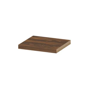 INK 20D shelf - incl. concealed mounting - 60x20x3.5 cm - Walnut