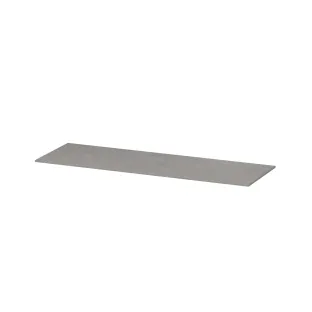 INK Cover plate 45 made of ceramic slab without recess - 140x45x1 cm - Armani grey matt