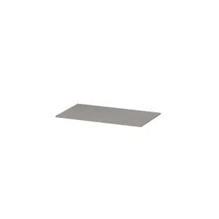 INK Cover plate 45 made of ceramic slab without recess - 80x45x1 cm - Armani grey matt