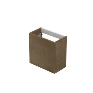 INK Contra/Enter washbasin cabinet P2O - handleless - left and right turning - 40x22x40 cm - Veneer Ash grey