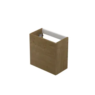 INK Contra/Enter washbasin cabinet P2O - handleless - left and right turning - 40x22x40 cm - Natural Veneer