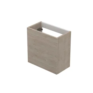 INK Contra/Enter washbasin cabinet P2O - handleless - left and right turning - 40x22x40 cm - Ivory oak