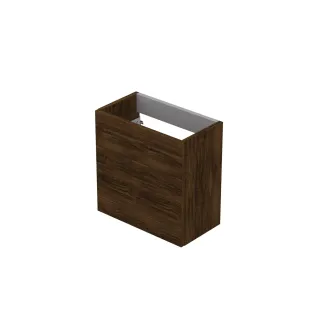 INK Contra/Enter washbasin cabinet P2O - handleless - left and right turning - 40x22x40 cm - Copper oak