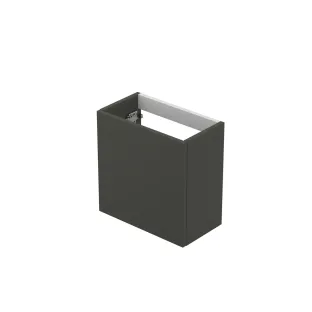 INK Contra/Enter washbasin cabinet P2O - handleless - left and right turning - 40x22x40 cm - Matt concrete green