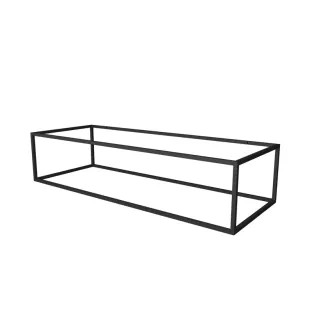 INK Ferro steel frame for bathroom furniture - 120x45x27 cm - Matt black