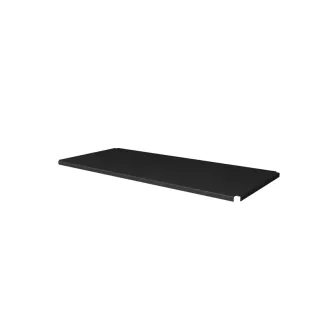 INK Ferro steel insert tray for steel frame - 100x45x2 cm - Matt black