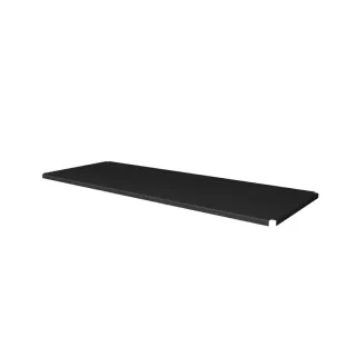 INK Ferro steel insert tray for steel frame - 120x45x2 cm - Matt black