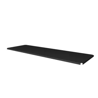 INK Ferro steel insert tray for steel frame - 140x45x2 cm - Matt black