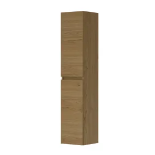 INK Veneer high cabinet 2 doors universal - handleless - 35x37x169 cm - Veneer Natur