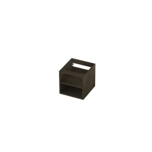 INK Veneer open shelf for base cabinet - 40x43x40 cm - Veneer Charcoal