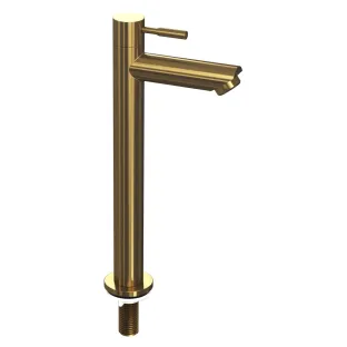 INK Fountain tap - cold water - standing high model - brushed matt gold