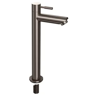 INK Fountain tap - cold water - standing high model - metal black